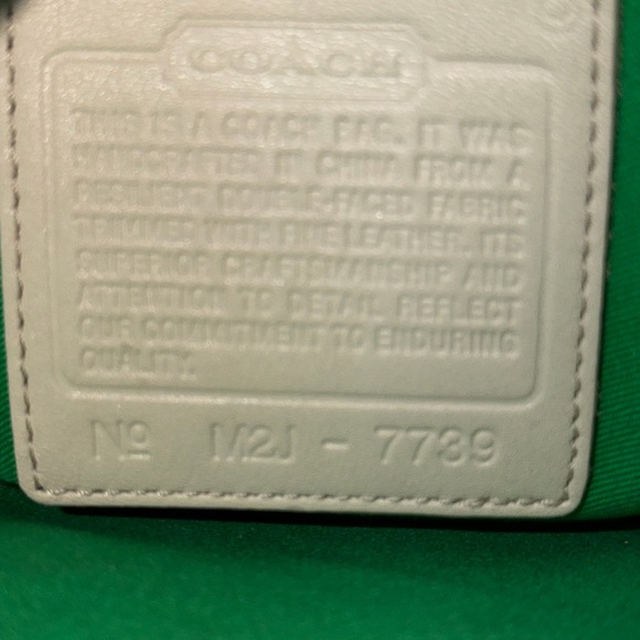 Coach Navy and Tan Tote Bag - Picture 12 of 12